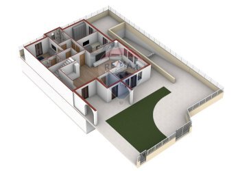 Pianta 3D - Terreno edificabile Via Primo Levi, Manfredonia - foto 2