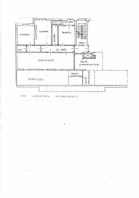 Attic via Cardinale Giuseppe Mezzofanti, 41, Milano - floor plans 1