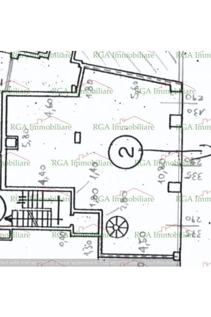 Negozio via Alessandro Noli, Bergamo - planimetria 1