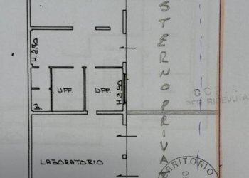 Planimetria - Negozio via Provinciale, Lallio - foto 1