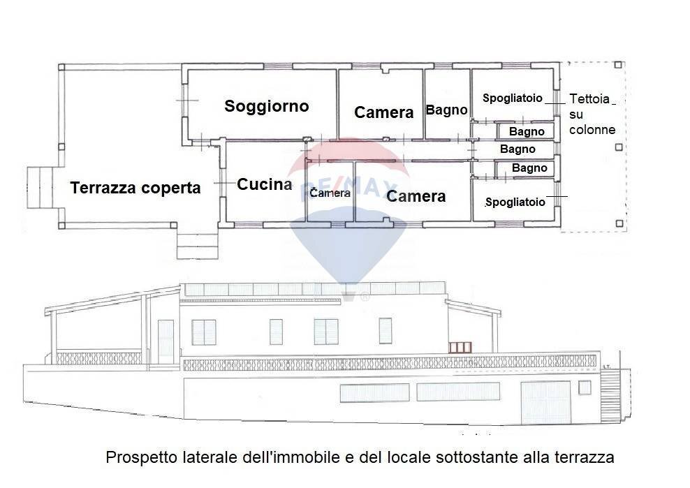 Pianta 2D - Villa contrada cozzo bianco
 
6, Santa Flavia - planimetria 1