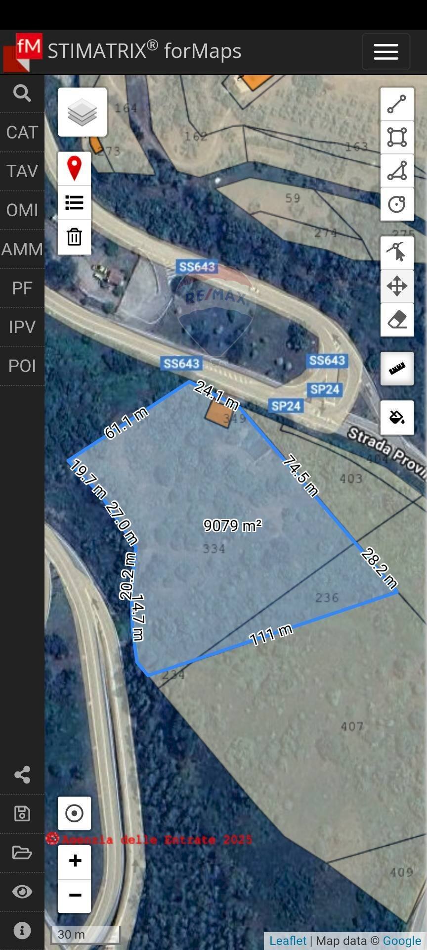 Posizione della mappa - Villa STRADA STATALE 643 SP 24
 
SNC, Scillato - planimetria 1