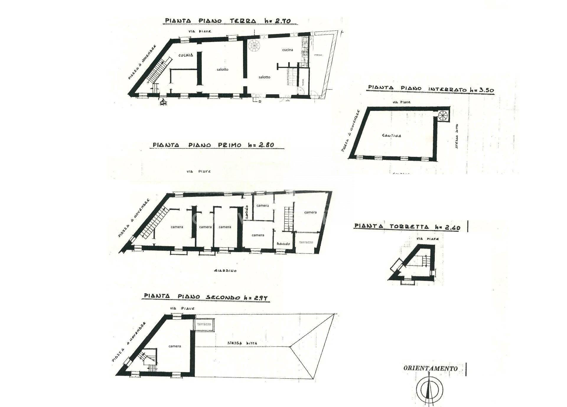 Foto 46 - Stabile - Palazzo piazza Madonna delle Grazie
 
2, Villa San Secondo - planimetria 1