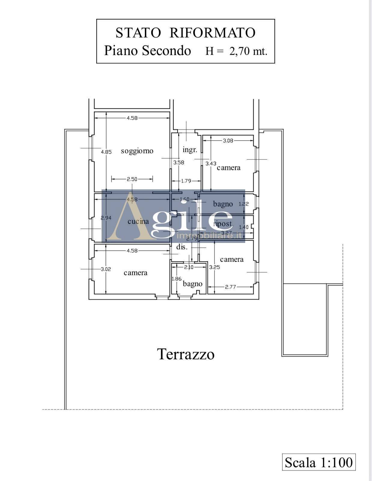 Foto 38 - Appartamento via salaria, Colli del Tronto - planimetria 1