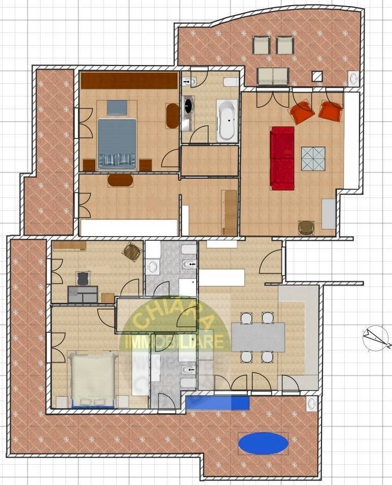 Foto 44 - Apartment Via Campo di Giove
 
9/1, Montesilvano - floor plans 1