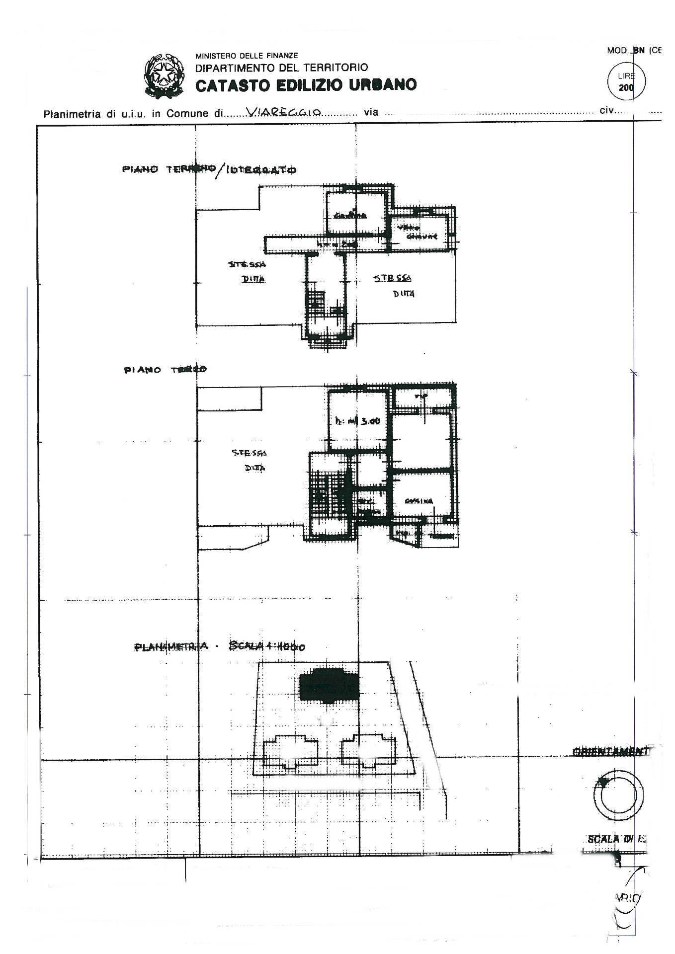 Foto 20 - Two-room apartment Via Enrico Paladini, Viareggio - floor plans 1