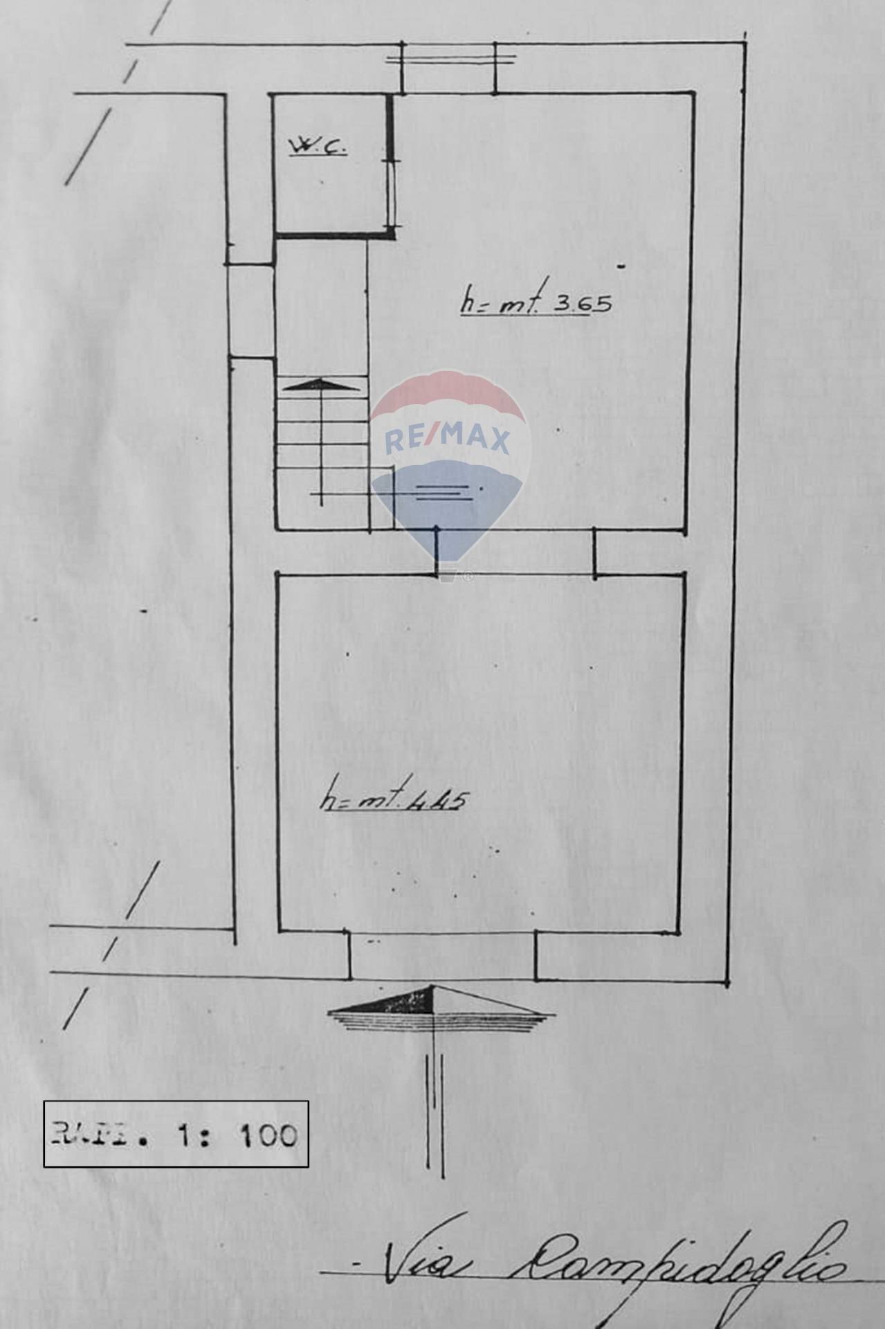 Pianta 2D - Negozio via Campidoglio
 
100, Ceprano - planimetria 1