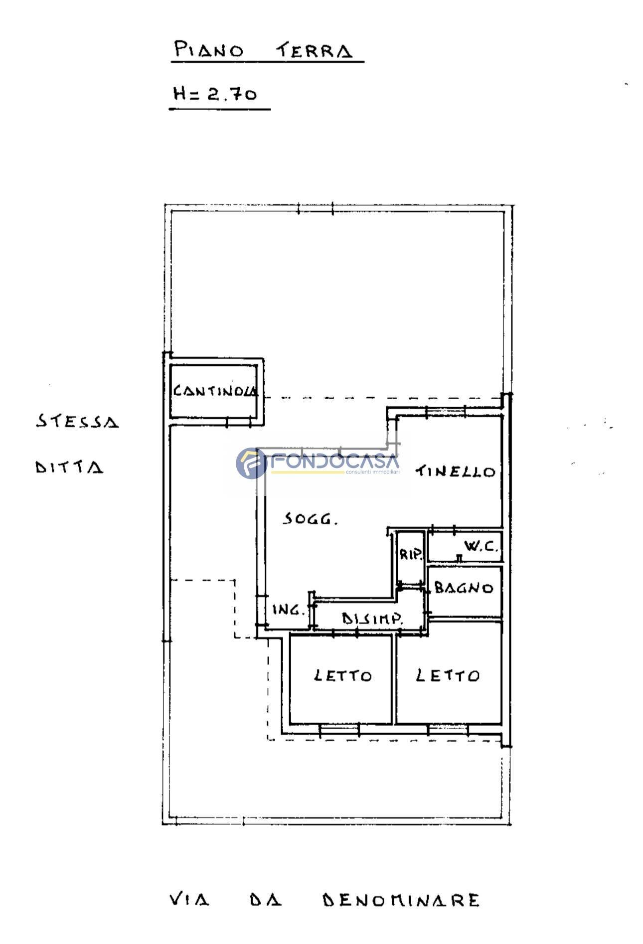 Foto 29 - Villa a Schiera Via Giovanni Falcone
 
110, Otranto - planimetria 1