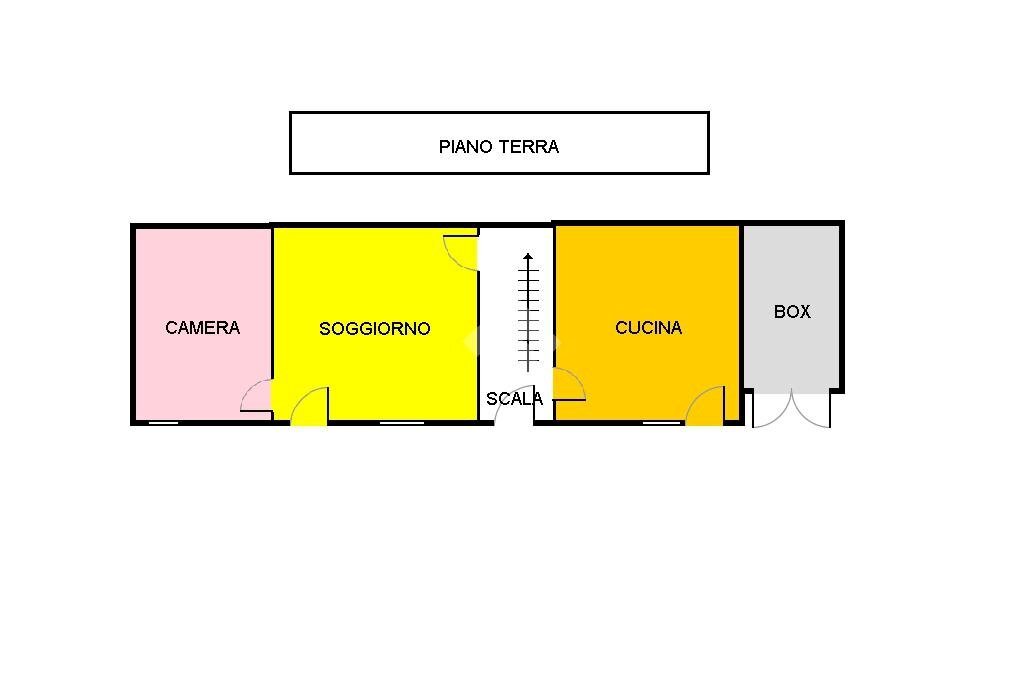 Casa semi indipendente Borgata Gianotti, Barbania - planimetria 1