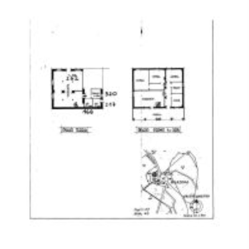 Villa Località Belvedere in Riola, Vergato - planimetria 1