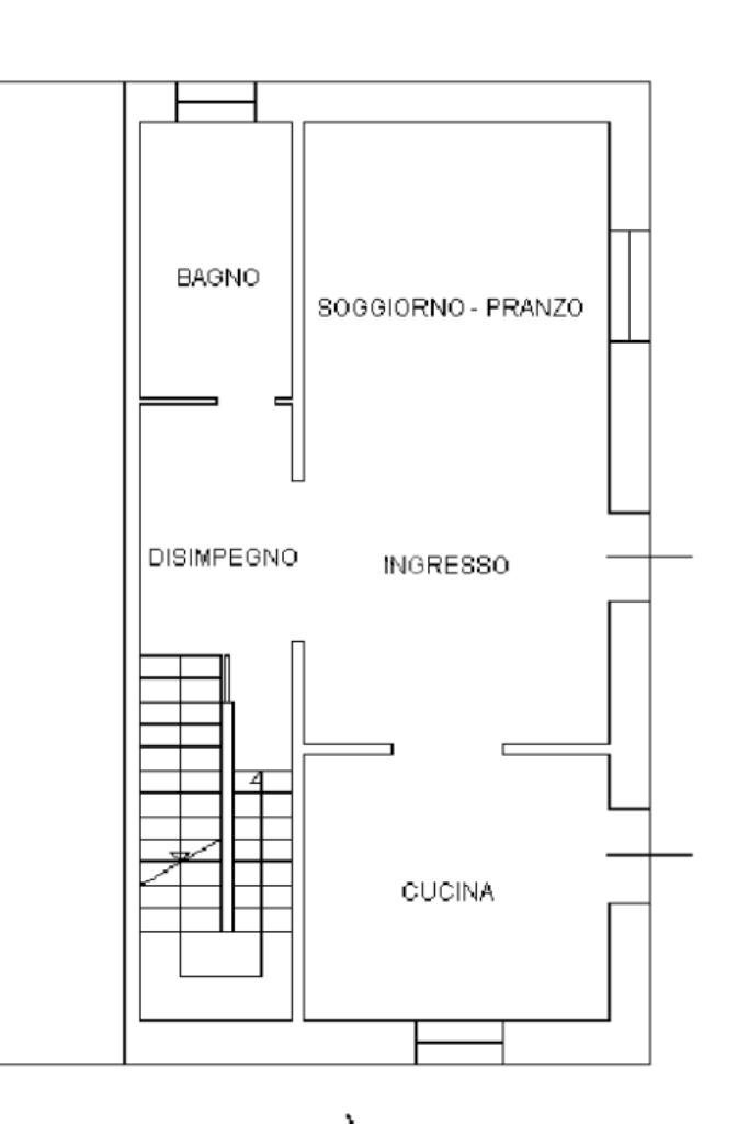 Semi-detached house Via Chiesa di Cortile, Carpi - floor plans 1