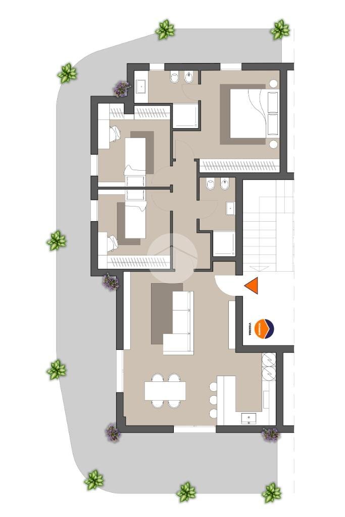 Attic Via Giuliano Dati, Rimini - floor plans 1