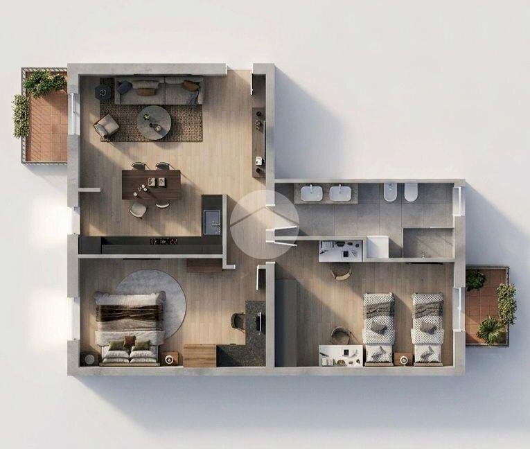 Three-room apartment Via Angelo Barzago, Bussero - photo 2