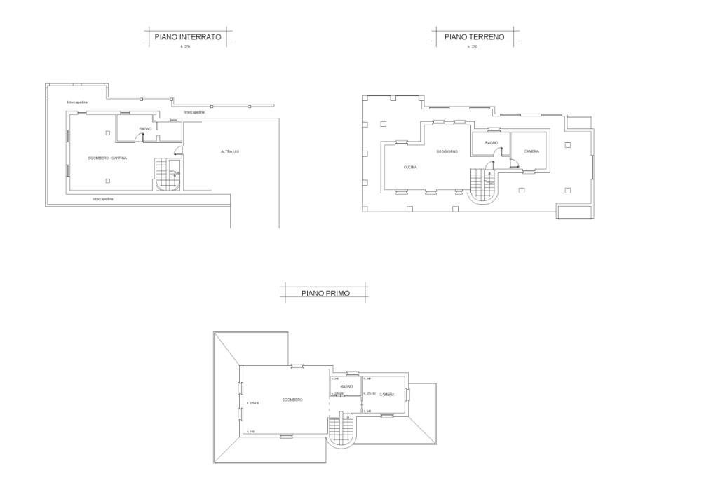 Villa Strada Perrona, Calliano - planimetria 1