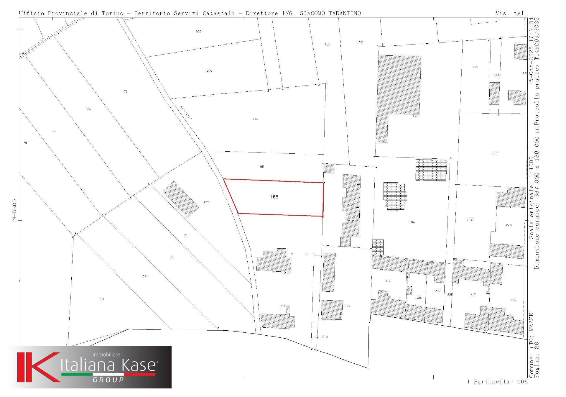 Foto 6 - Terreno edificabile via pietro monte, Mazzè - planimetria 1