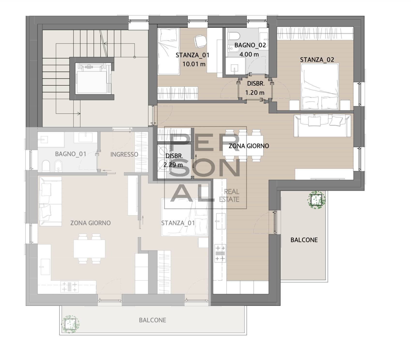 Foto 3 - Apartment Aldeno - floor plans 1