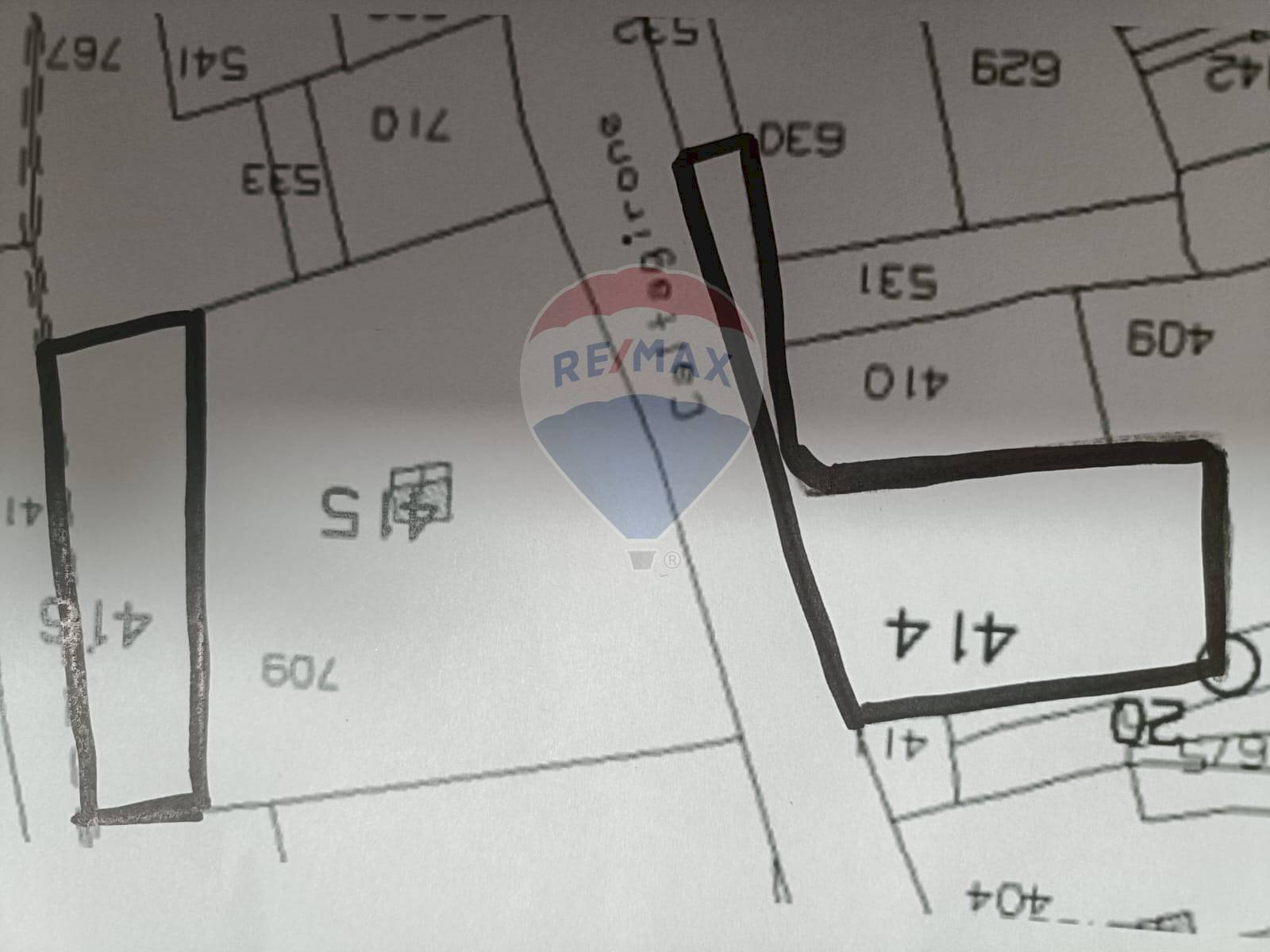 Pianta 2D - Terreno agricolo Str. Vicinale Perniciaro Cutugnu, Niscemi - foto 3