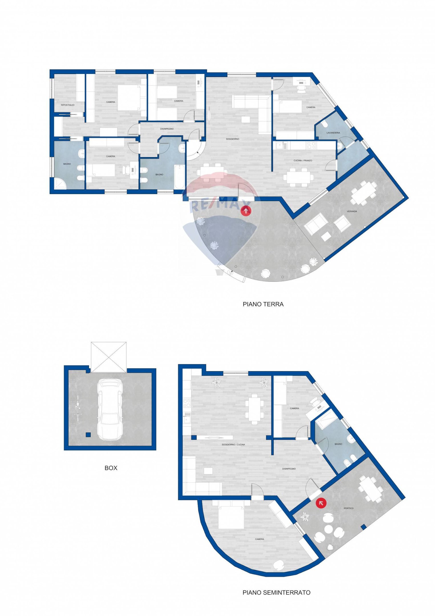 Pianta 2D - Villa Str. Vicinale Logulentu Badde Tolta
 
snc, Sennori - planimetria 1