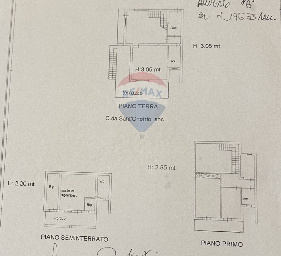 Pianta 2D - Villa contrada Sant onofrio viale degli oleandri, Trabia - floor plans 1