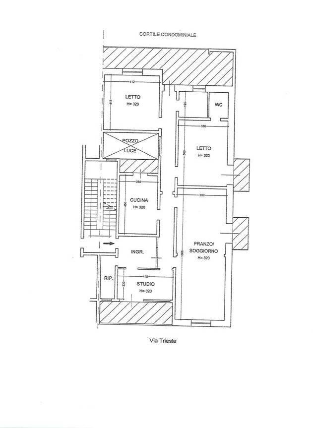 Foto 55 - Appartamento Via Trieste
 
15, Galatina - planimetria 1