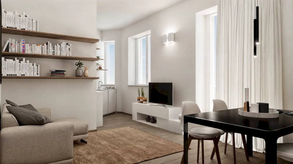 Salone - Three-room apartment via Villa Giusti, 1, Torino (neighborhood Parella) - photo 2