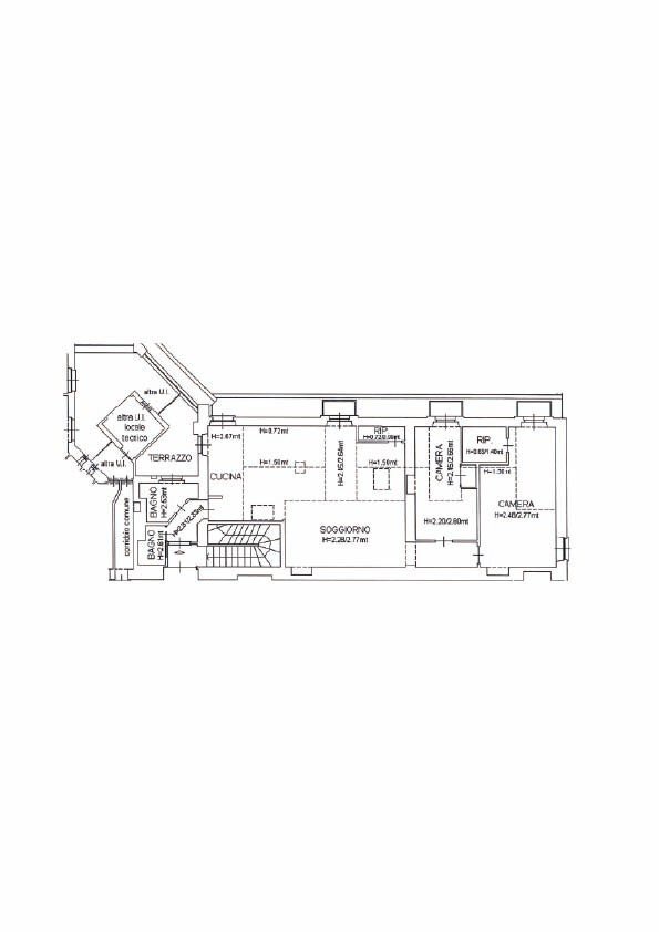 Trilocale corso Duca degli Abruzzi, 4, Torino - planimetria 1