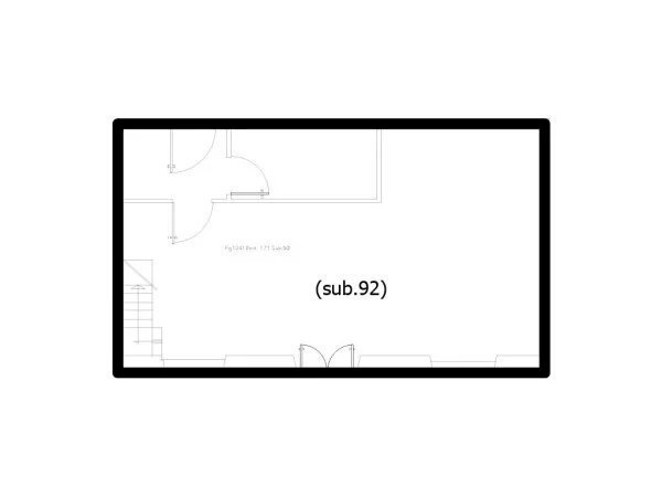 Trilocale via Magenta, 44, Torino - planimetria 1