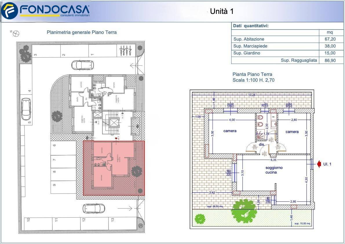 Foto 4 - Four-room apartment San Benedetto del Tronto - floor plans 1