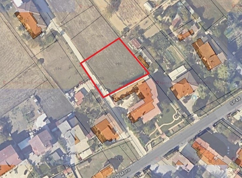 planimetria - Terreno edificabile Via Aldo Moro 55, Alanno - planimetria 1