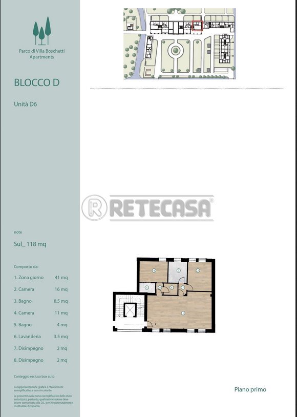 D6 - Quadrilocale Via Zuccola 37, Bolzano Vicentino - planimetria 1