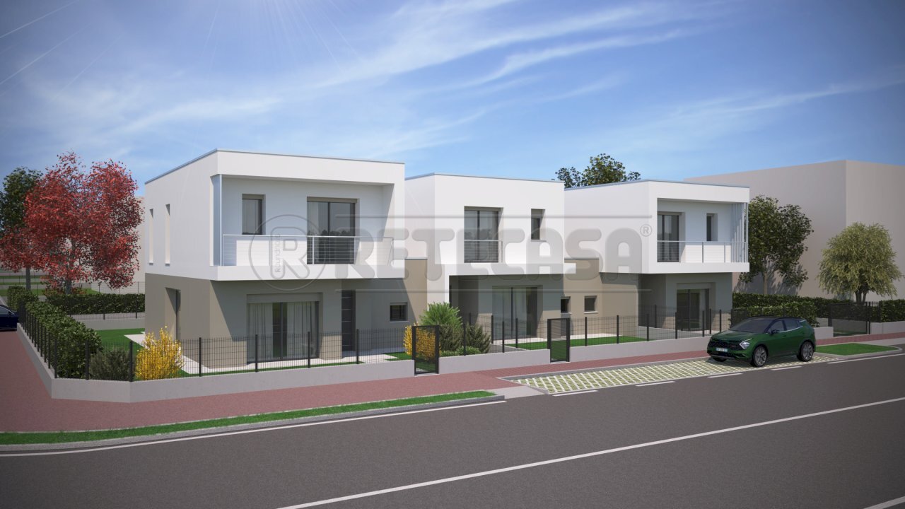 Bressanvido lott 14 da via Vegri RENDERING.jpg - Villa a Schiera Via Vegri 7, Bressanvido - foto 1