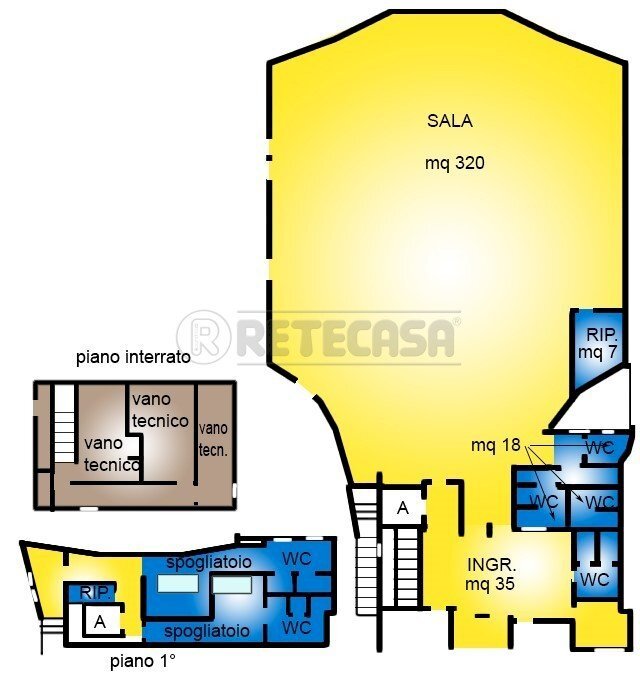 Piantina retecasa.jpg - Locale Commerciale Viale Roma 12, Vicenza - planimetria 1