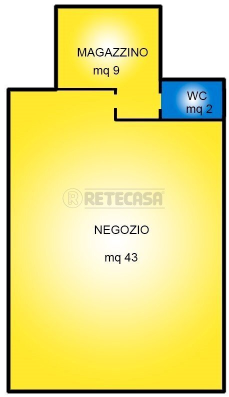 Piantina retecasa.jpg - Locale Commerciale Viale Bartolomeo D'Alviano 83, Vicenza - planimetria 1