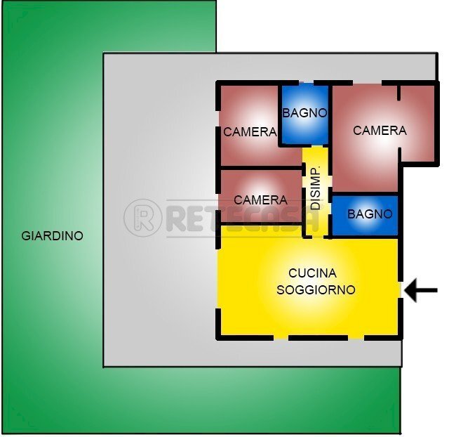 thumbnail_BT1-1.jpg - Quadrilocale Via Carlo Cattaneo, Bassano del Grappa - planimetria 1