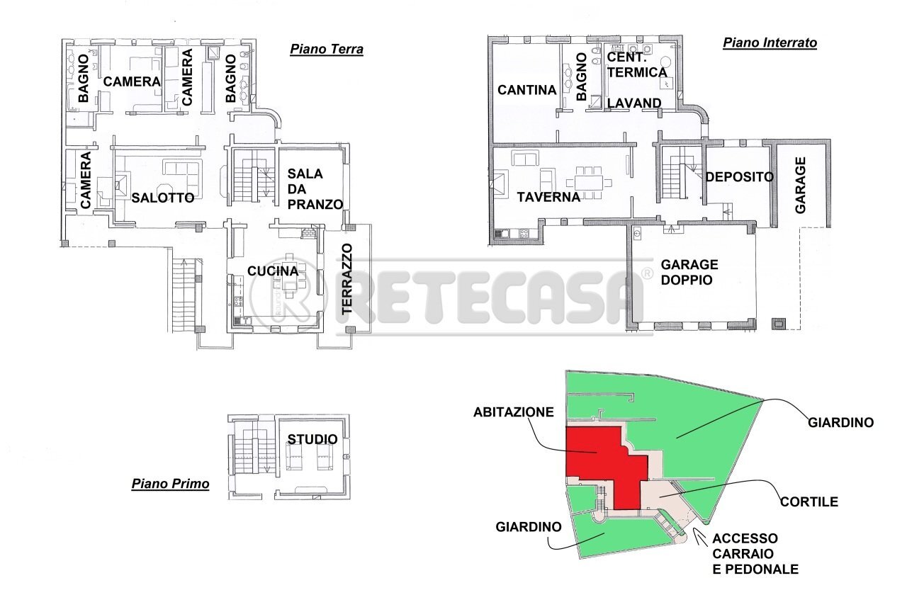 planimetria - Porzione di casa Via Moretto 17, Arzignano - planimetria 1