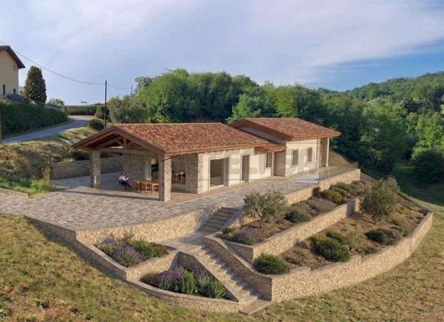 rendere generato con Ai non rispecchia a pieno pro - Terreno edificabile Via Faldi 15, Nogarole Vicentino - foto 1