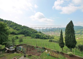vista sui terreni di proprieta e la vallata - Casale Via Danesi di Sopra 50, Montecchia di Crosara - foto 2