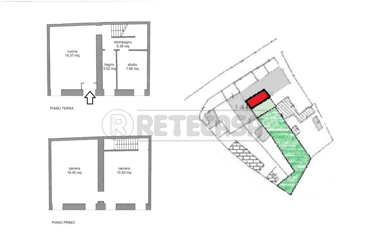 Piantina.jpg - Rustico Via Borgo 118, Montebello Vicentino - planimetria 1