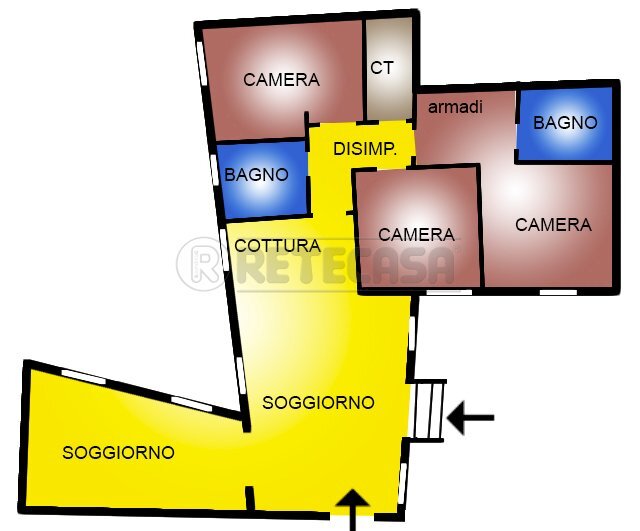 bs1967.jpg - Appartamento corso matteotti  52, Montecchio Maggiore - planimetria 1