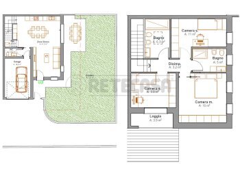 planimetria in grafica unita 2 - Porzione di casa Vicenza - foto 23