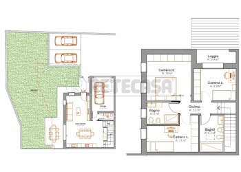 planimetria in grafica unita 4 - Porzione di casa Vicenza - foto 25