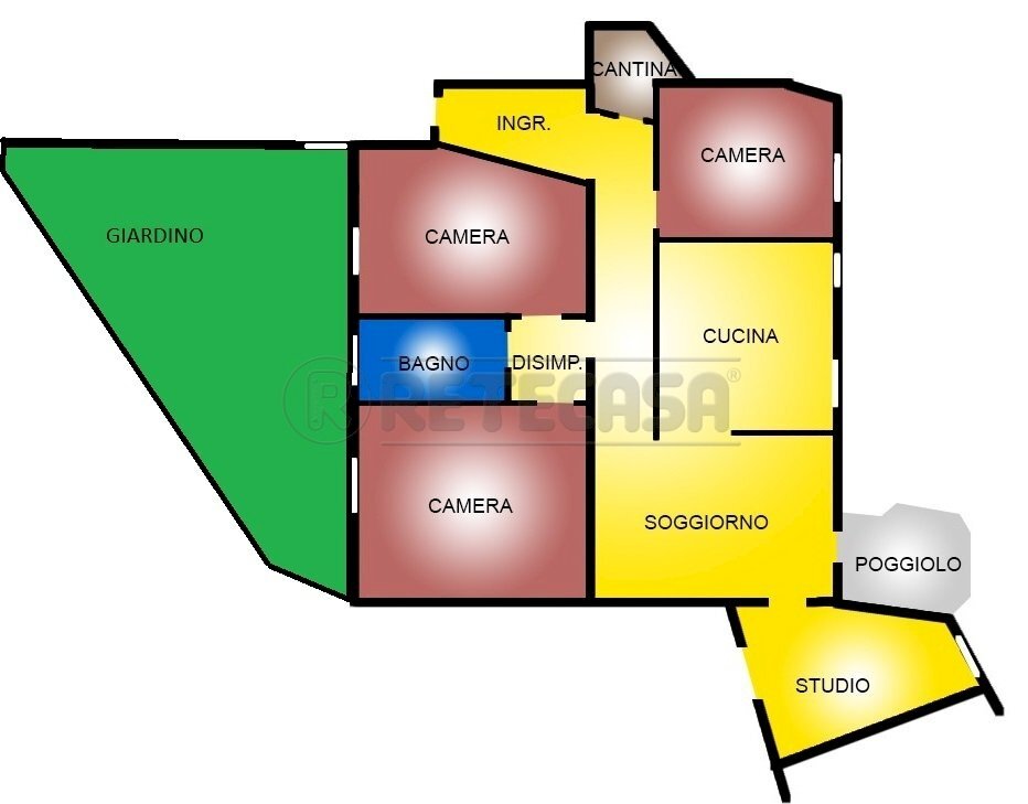 Retecasa_Valdagno - Planimetria - Appartamento Valdagno - planimetria 1
