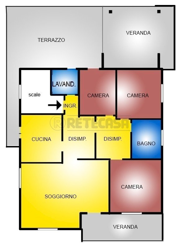 Retecasa_Valdagno - Planimetria.jpg - Appartamento Valdagno - planimetria 1