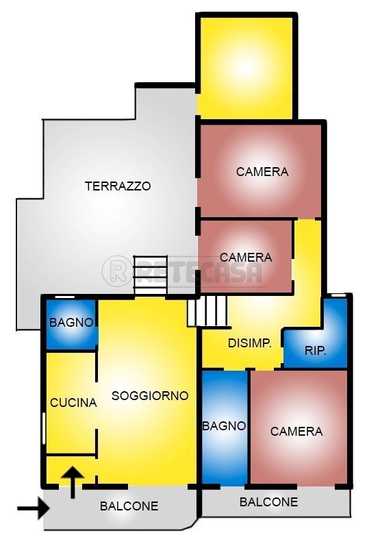 Retecasa_Valdagno - Planimetria.jpg - Apartment Recoaro Terme - floor plans 1