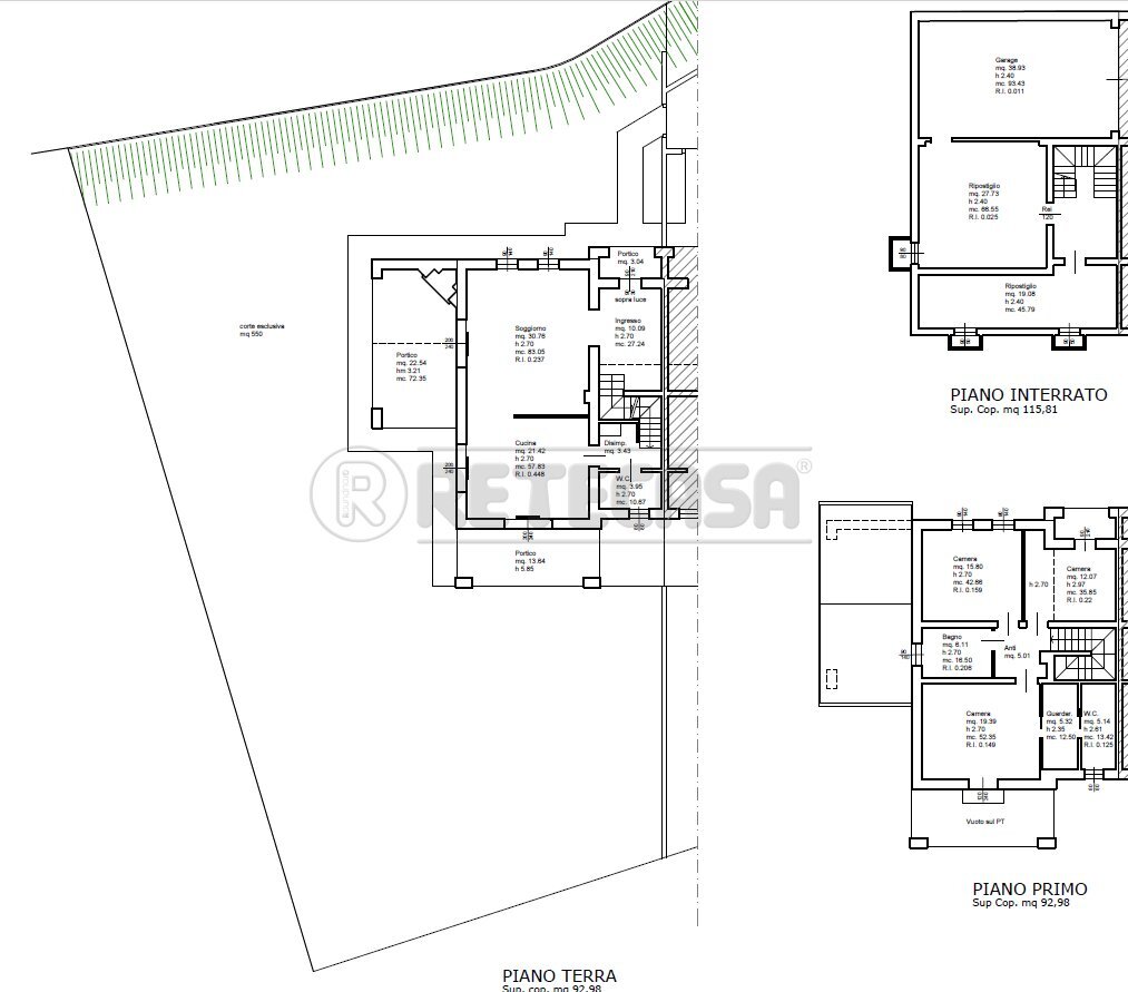 Retecasa_Cornedo - Semi-detached house Via Pellizzari 13, Trissino - floor plans 1