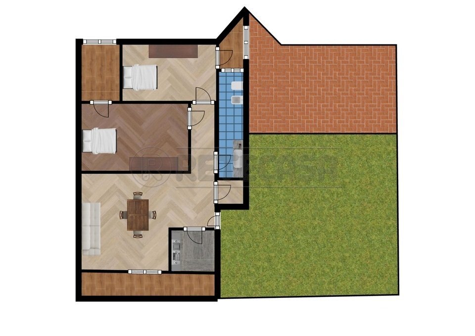 PROGETTO GRAFOCO MALCHE.jpg - Trilocale Via Malche 19, Giffoni Sei Casali - foto 1