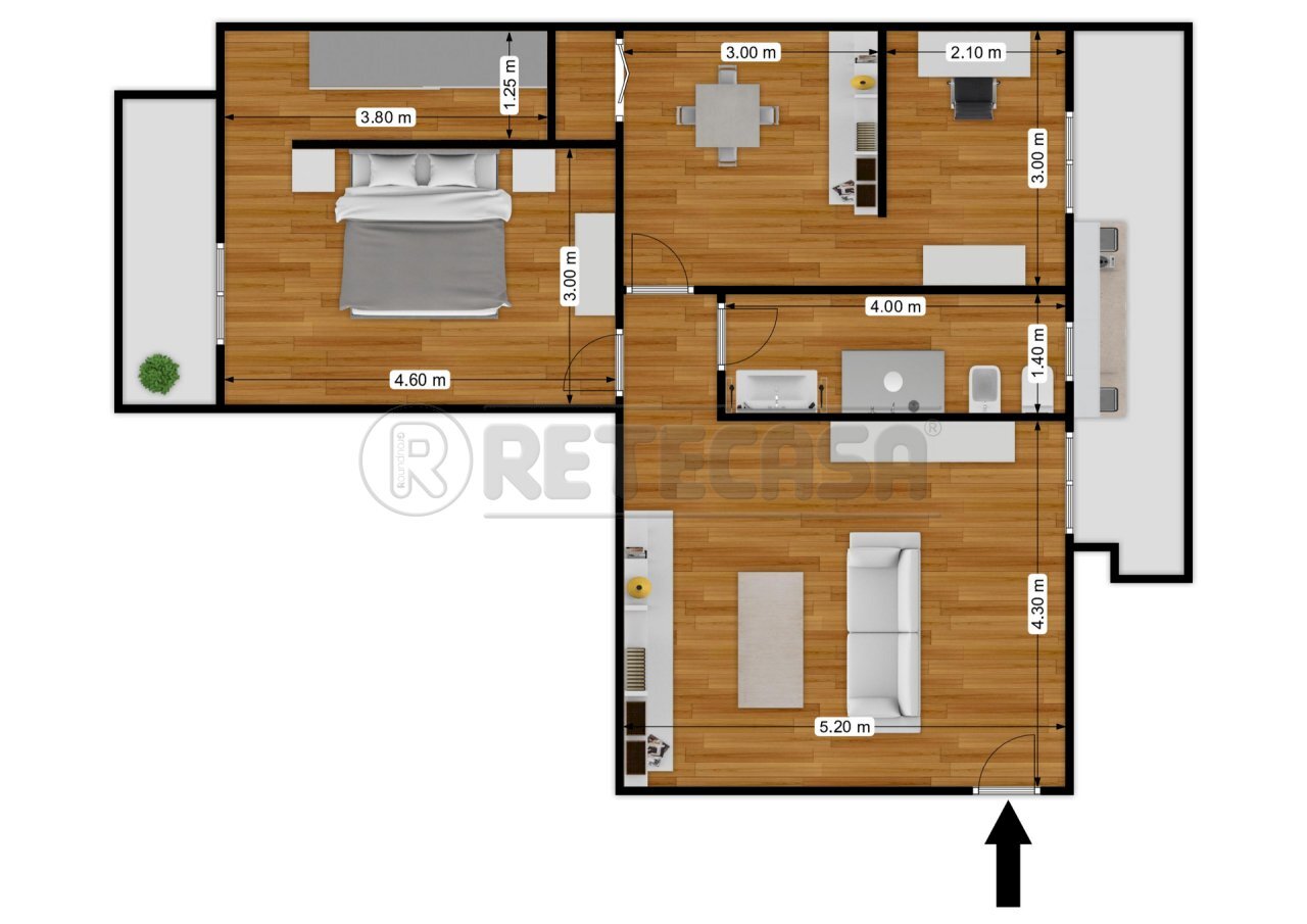 169425436_via_dieta_delle_first_floor_first_design - Two-room apartment Via Dieta delle Puglie  14, Bisceglie - floor plans 1