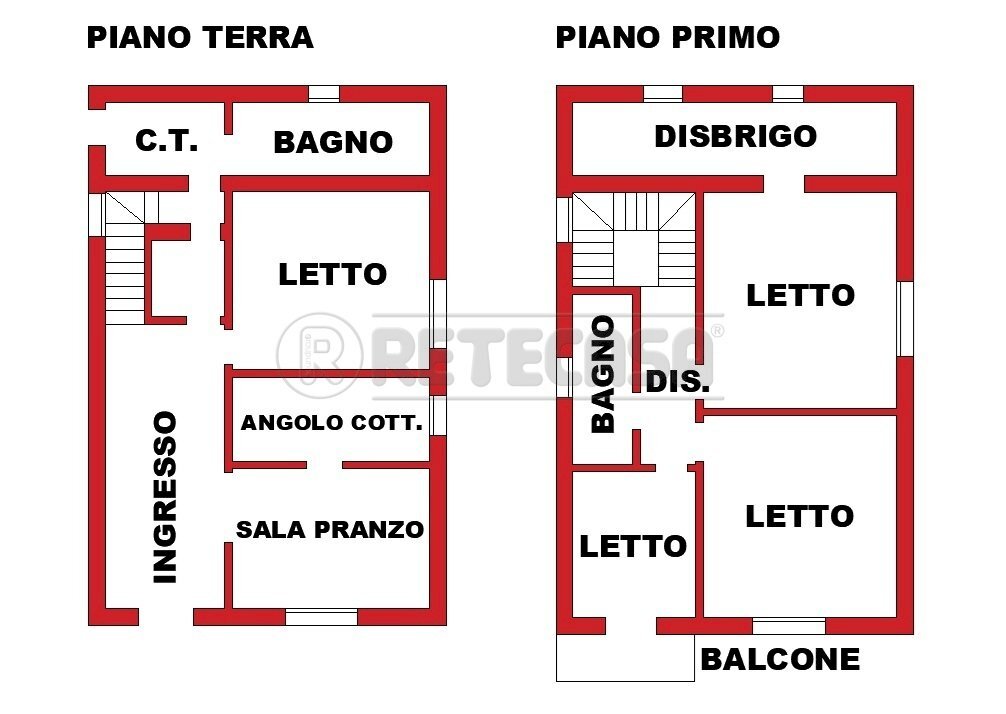 Piante casa.jpg - Villa Via Comunale 202, Bondeno - floor plans 1