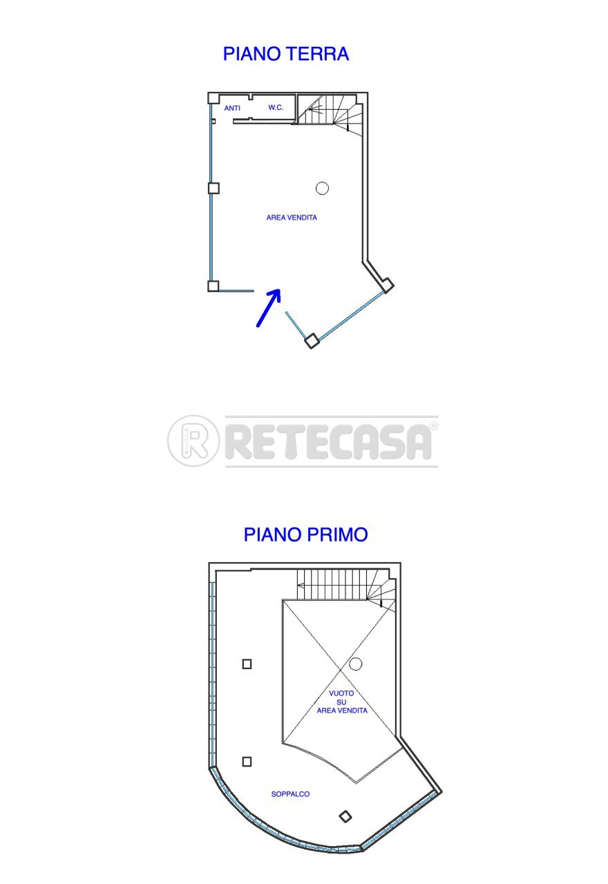 PLANIMETRIA - Commercial Premises VIALE XX SETTEMBRE 10, Cervignano del Friuli - floor plans 1