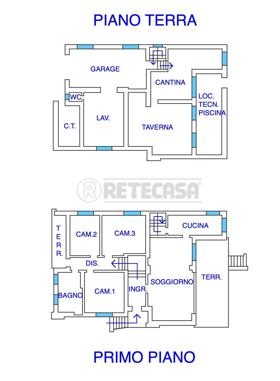 PLANIMETRIA - Villa Via Coevorden 4, Palmanova - floor plans 1